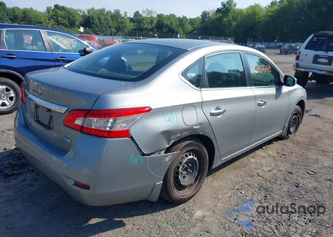2014 Nissan Sentra S from USA, damaged, VIN 3N1AB7AP6EY329451